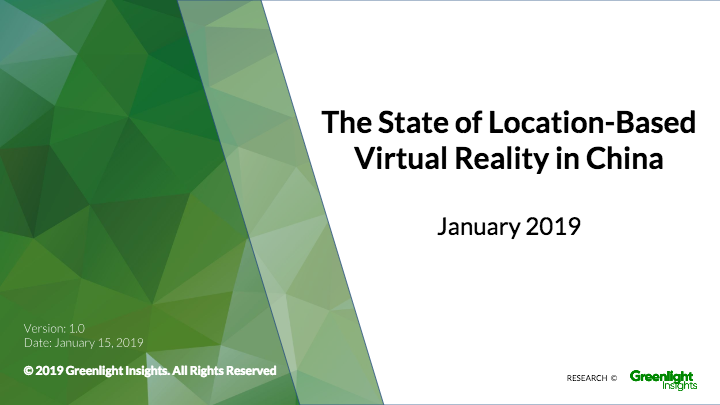 The State of Location-Based Virtual Reality in China 2019