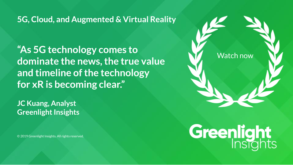 5G, Cloud, and Augmented & Virtual Reality