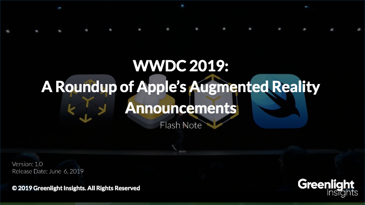 WWDC 2019: A Roundup of Apple's Augmented Reality Announcements