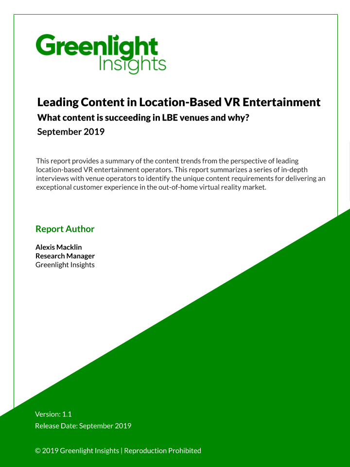 Leading Content in Location-Based VR Entertainment