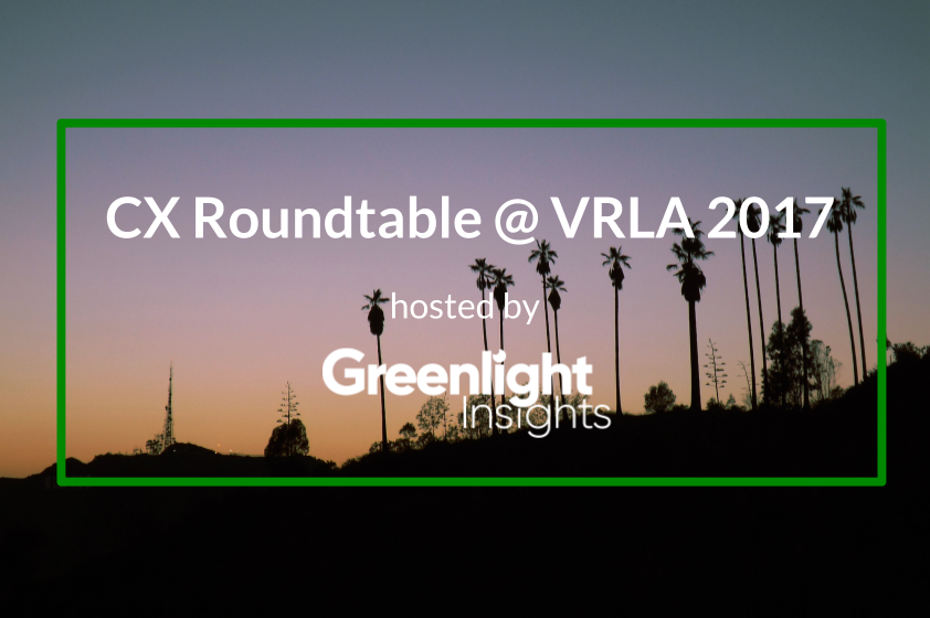Greenlight Insights hosted a CX Roundtable during VLRA with The Nielson Company
