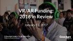 2016 VR/AR Year-End Funding Review