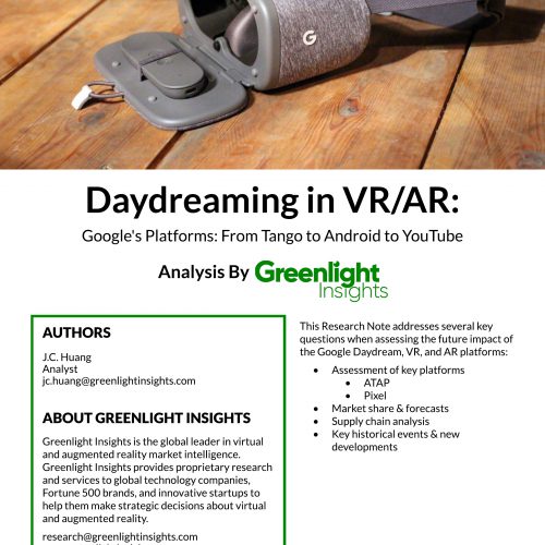 Google Daydream: Daydreaming in VR/AR