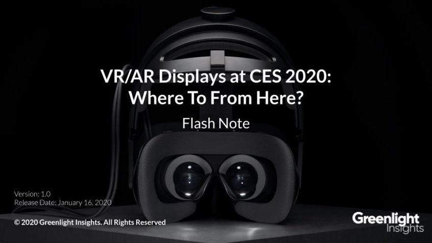 VR/AR Displays at CES 2020: Where To From Here?